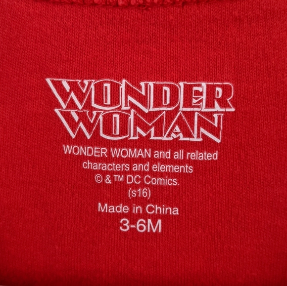 Wonder Woman red & blue onesie/costume - Picture 4 of 4